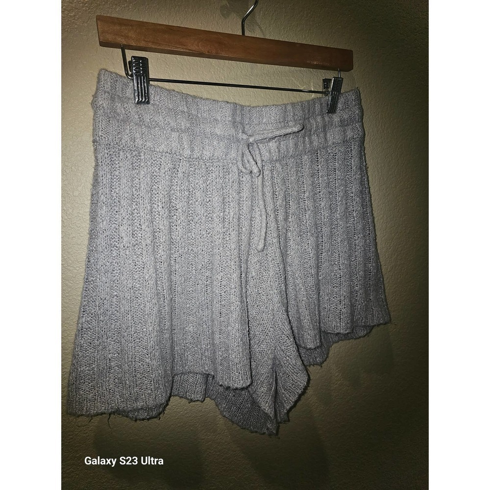 AND NOW THIS, SZ xL, sweater knit shorts, gray - Picture 5 of 7